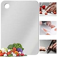 Amazon : Double Sided Food-Grade Titanium Cutting Board (11.8″ x 7.87″) $7.99  + Free prime shipping. #ad