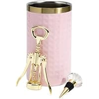 Amazon :  3-Piece Insulated Double Wall Corkscrew Wine Bottle Chiller Set $14.88(Reg $31) + Free prime shipping. #ad