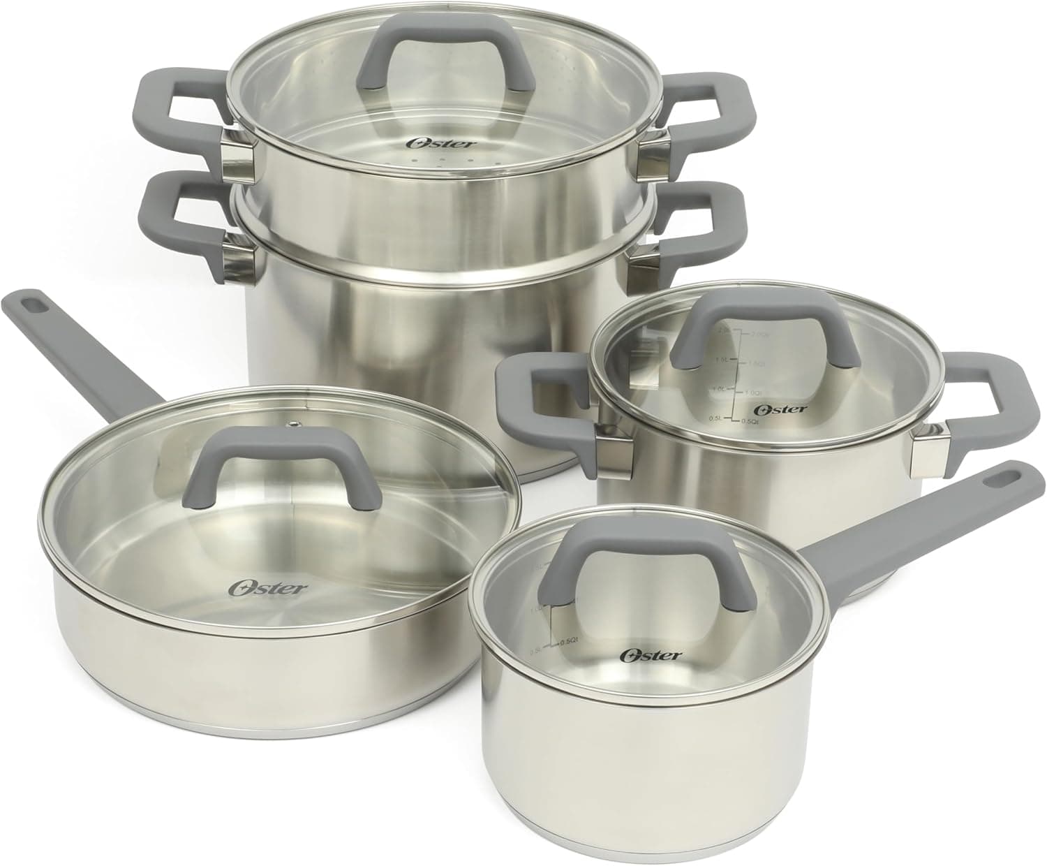Amazon : 9-Piece 3QT Beauford 5-Ply Encapsulated Base Cookware Set $46.78 (Reg $99) + Free shipping. #ad