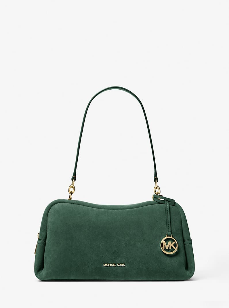 Michael Kors #Ad : Cecily Medium Suede Shoulder Bag $120.96 (Reg $378) + Free Shipping.