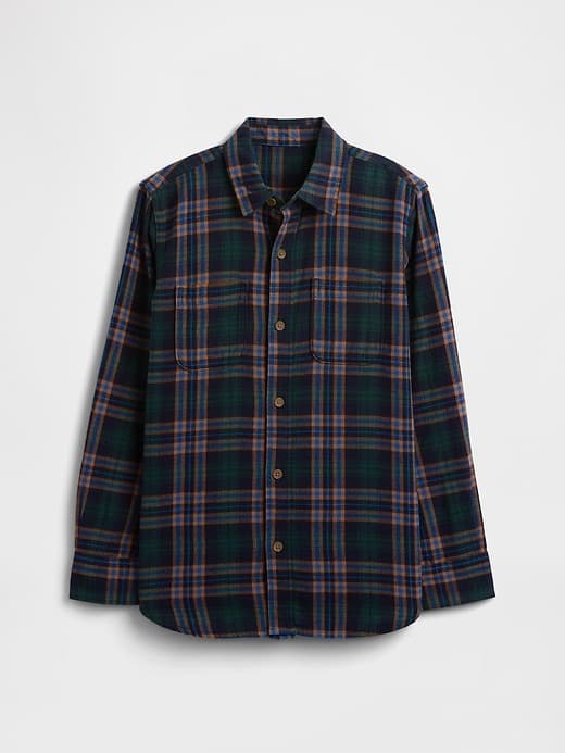 Gap #ad: Kids Flannel Shirt $10.35 (Reg $35) + Free Pickup.