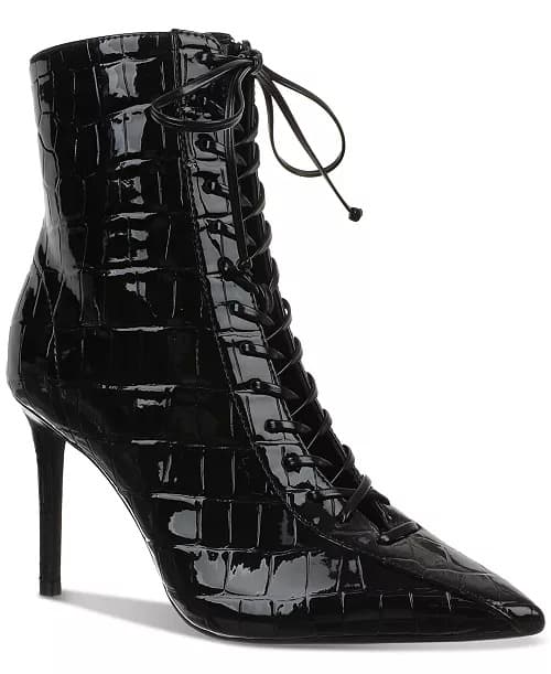 Macys #ad : I.N.C. Women’s Hariet Lace-Up Booties for $29.96 (reg $99) + Free Shipping.