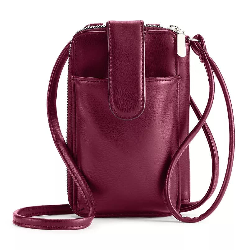 Kohls #ad : Jacqui Solid Color Wallet on a String for $10.50 (Reg $25) + Free Pickup.