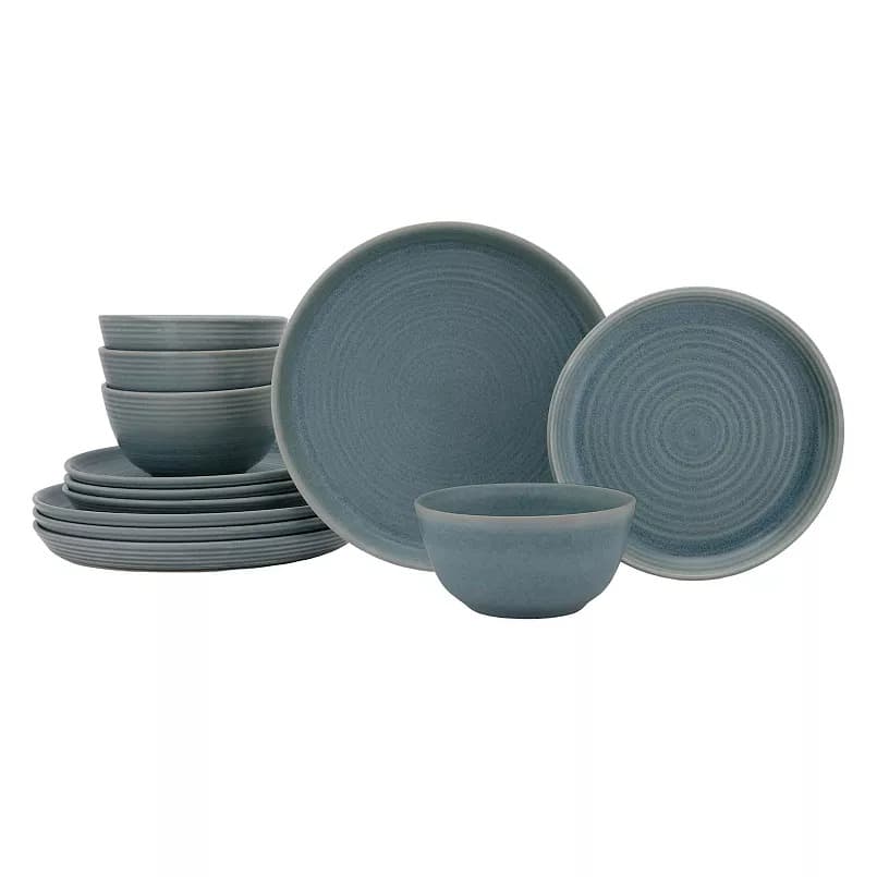 Kohls #ad : Mingle &amp; Co. Sawyer Coupe 12-Piece Dinnerware Set for $67.99 (Reg $120) + $10 Kohl’s Cash + Free Shipping.
