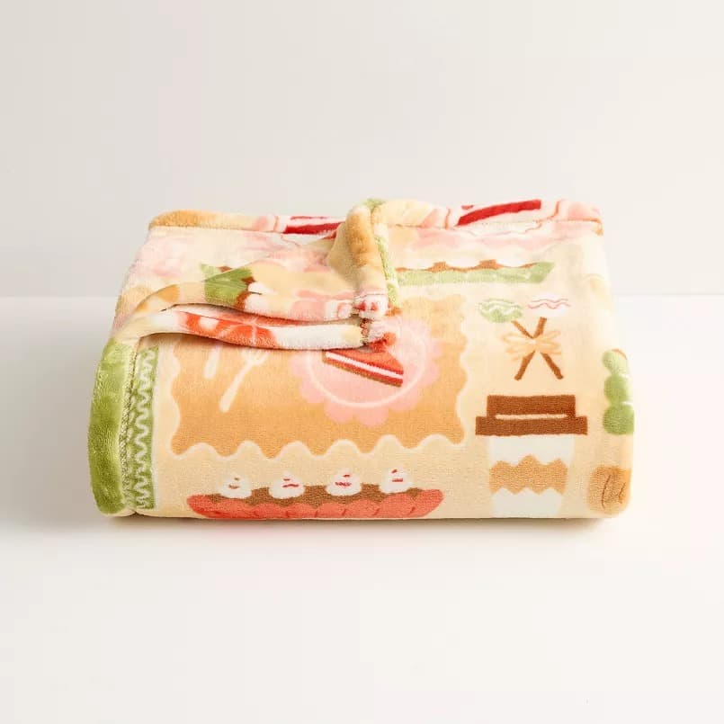 Kohls #ad : The Big One Fall &amp; Harvest Oversized Supersoft Plush Throw Blanket for $6.29 (Reg $15) + Free Pickup.