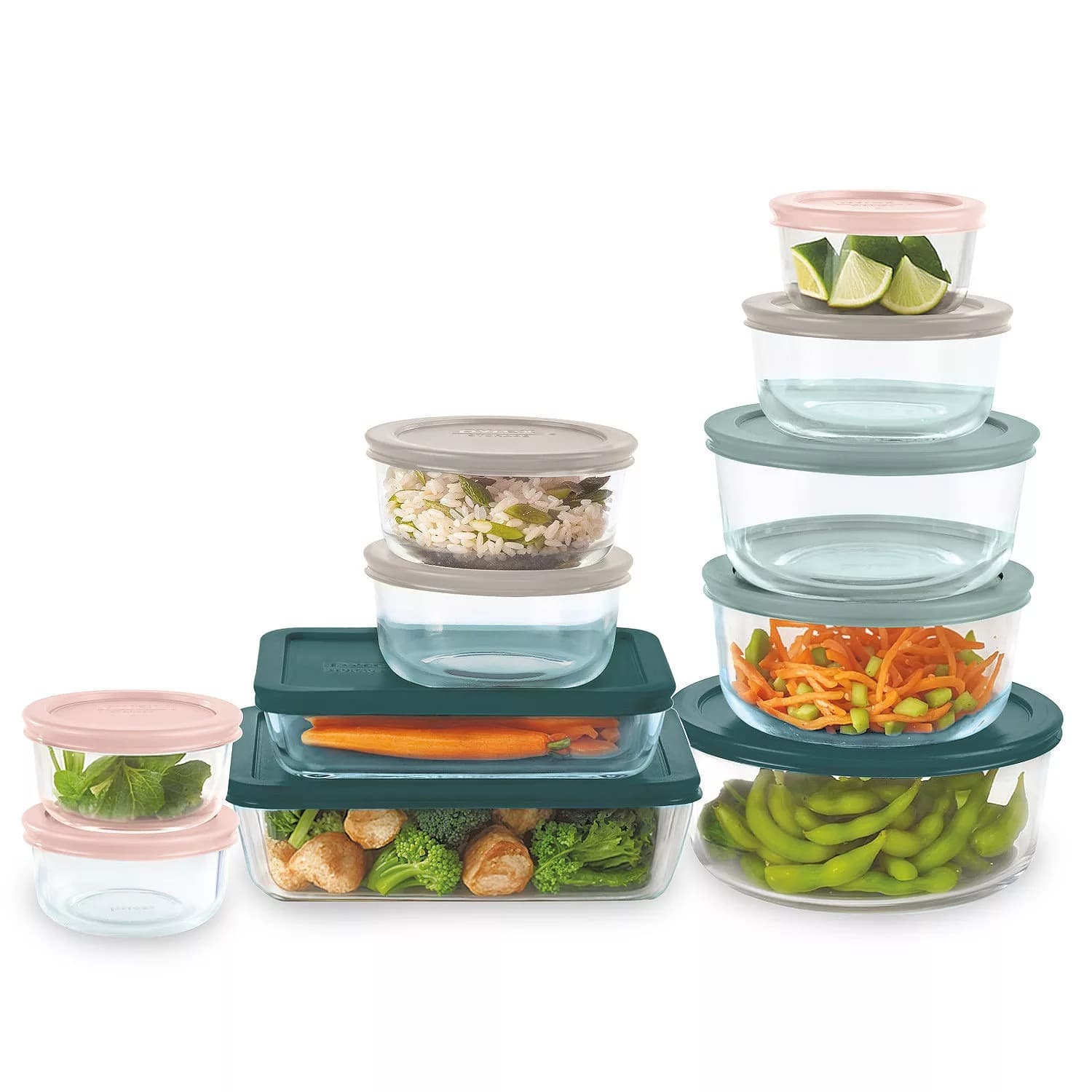 Kohls #ad : Pyrex 22-pc. Glass Food Storage Container Set for $40.95 (Reg $65) + Free Pickup.