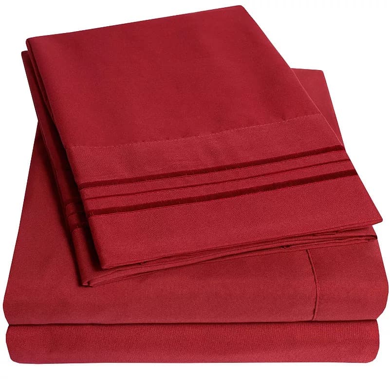 Kohls #ad : Sweet Home Collection 1800 Thread Count Deep Pocket Sheet Set for $27.75 (Reg $65) + Free Pickup.
