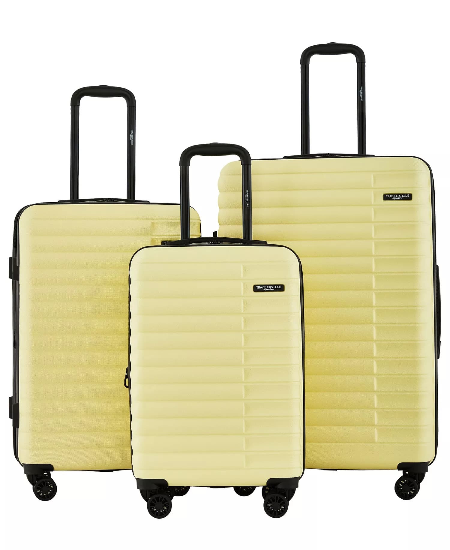 Macys #ad : Travelers Club Providence 3-Pc. Expandable Hard Side Luggage Set for $139.99 (reg $440) + Free Shipping.