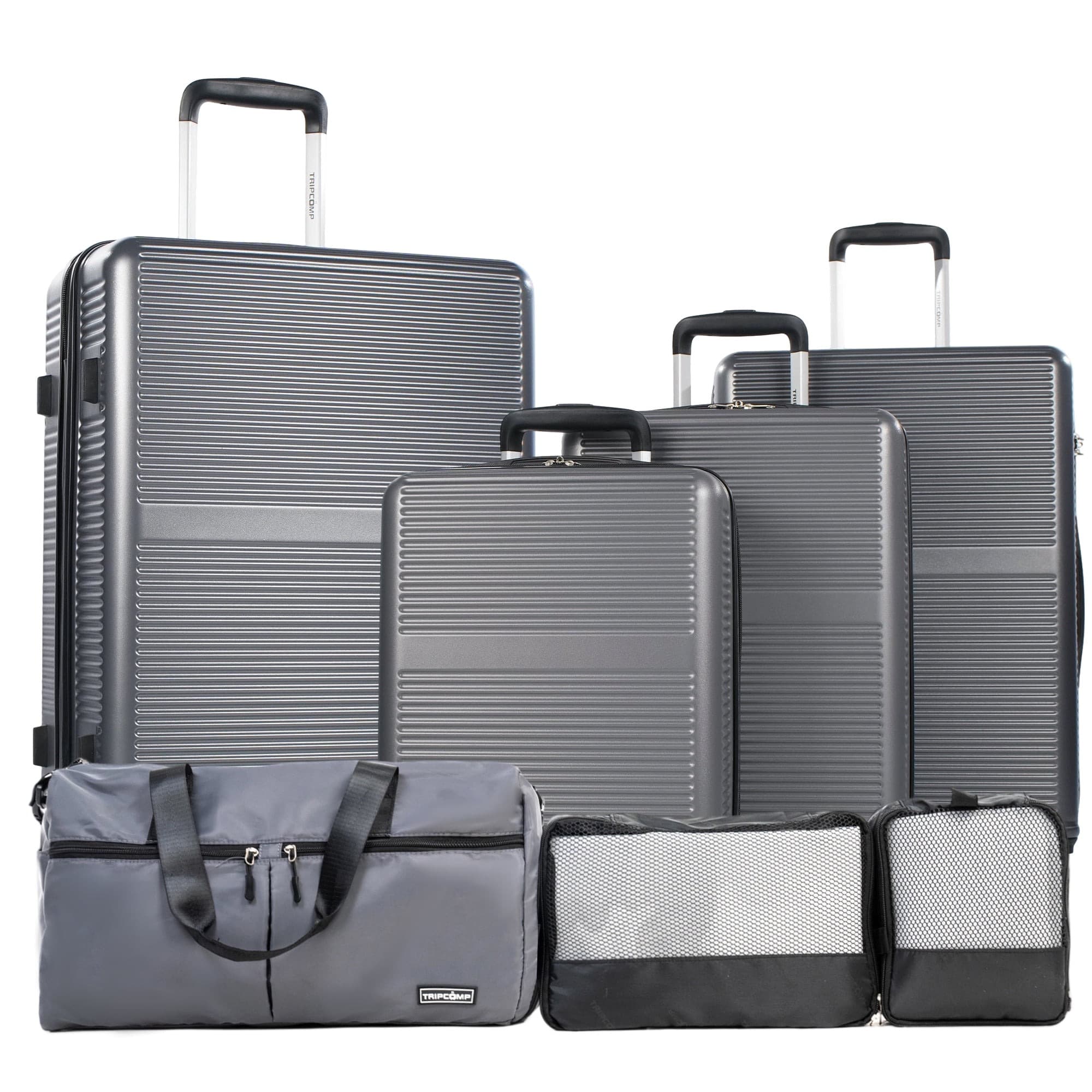 Walmart #ad : Tripcomp 4-Piece Luggage Set with Duffel Bag for $94.98 (Was $250) + Free Shipping.