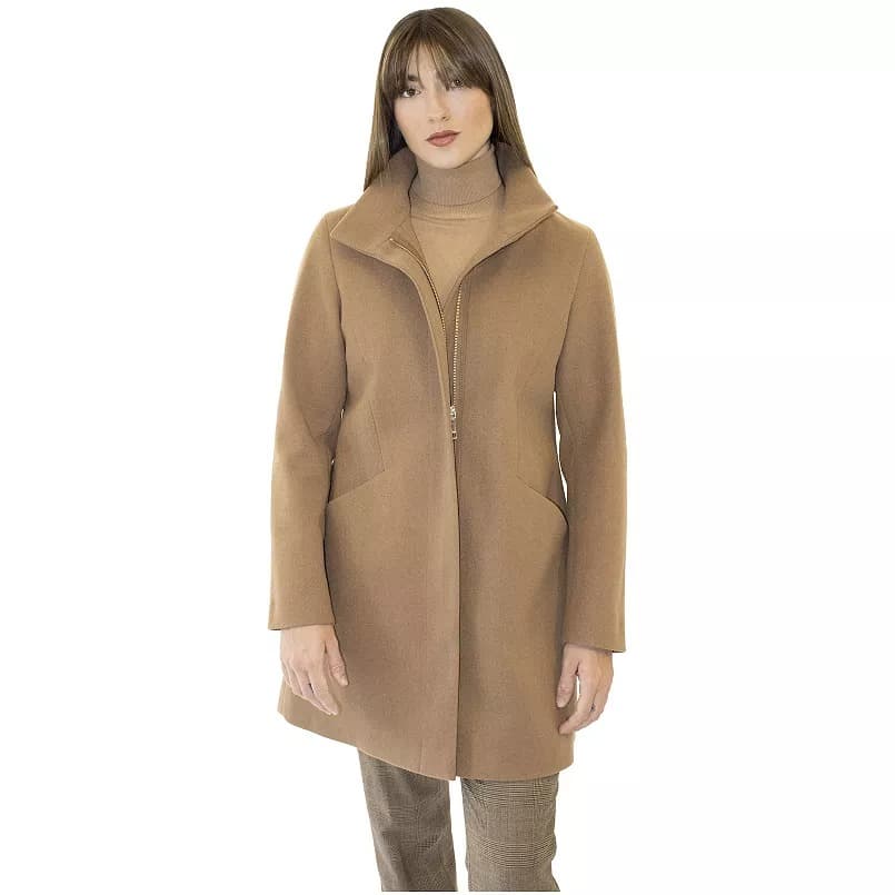 Kohls #ad : Women’s Nine West Zip-Front Faux Wool Coat for $44.80 (Reg $160) + Free Pickup.