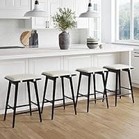 Amazon : Set of 4 Nathan James Barker Wood Barstool $157.65 (Reg $440) + Free shipping. #ad