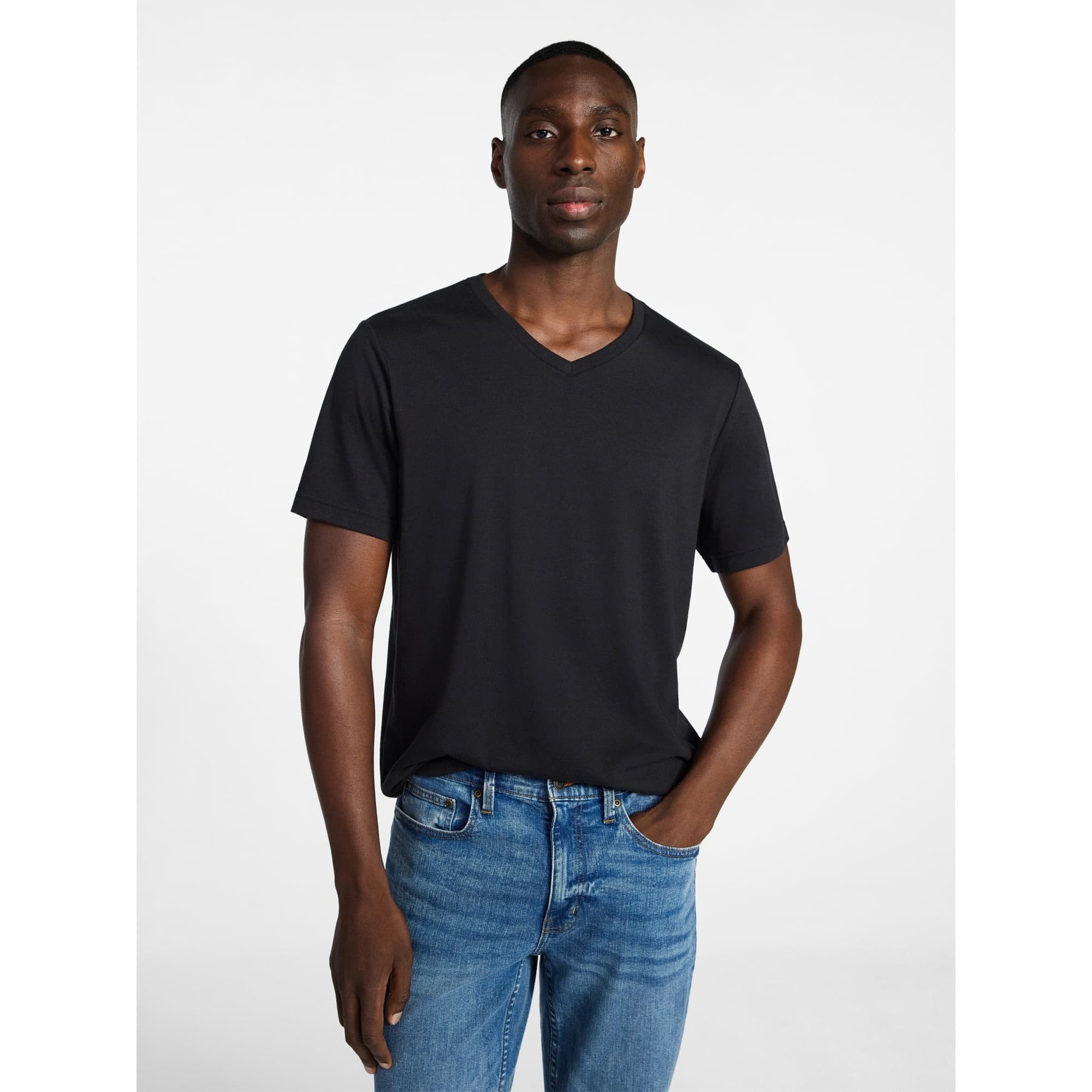 Walmart #ad :George Men’s and Big Men’s V Neck Tee with Short Sleeves, Sizes S-3XL For $2.39 (Reg $3.98)