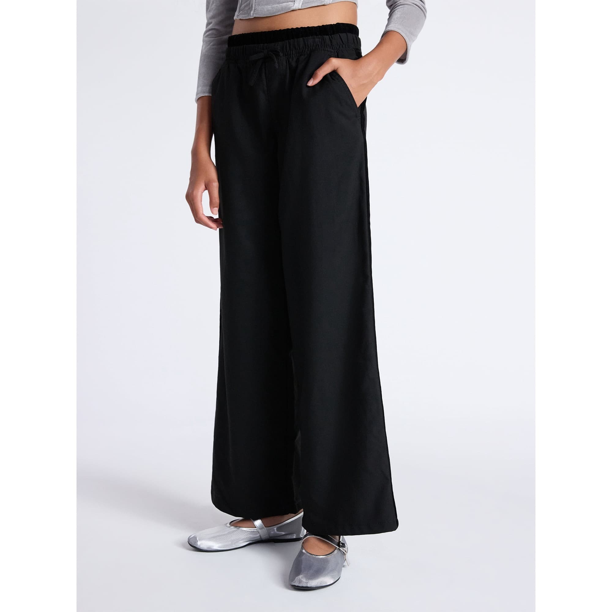 Walmart #ad :Weekend Academy Girls Wide Leg Pull-On Pants, Sizes 4-18 For $7.59 (Reg $16.98)