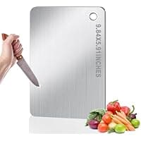 Amazon : Double Sided Mini Stainless Steel Non Stick Cutting Board $6.29 (Reg $7) + Free prime shipping. #ad