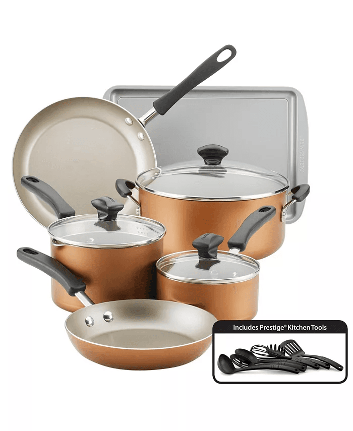 Macys #Ad:Farberware Cookstart 15-Pc DiamondMax Nonstick Cookware Set $74.99 (was $124.99) + free shipping.