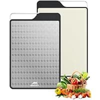 Amazon :16″ x 11″ Double-Sided Titanium Kitchen Cutting Board $12.99 (Reg $50) + Free prime shipping. #ad