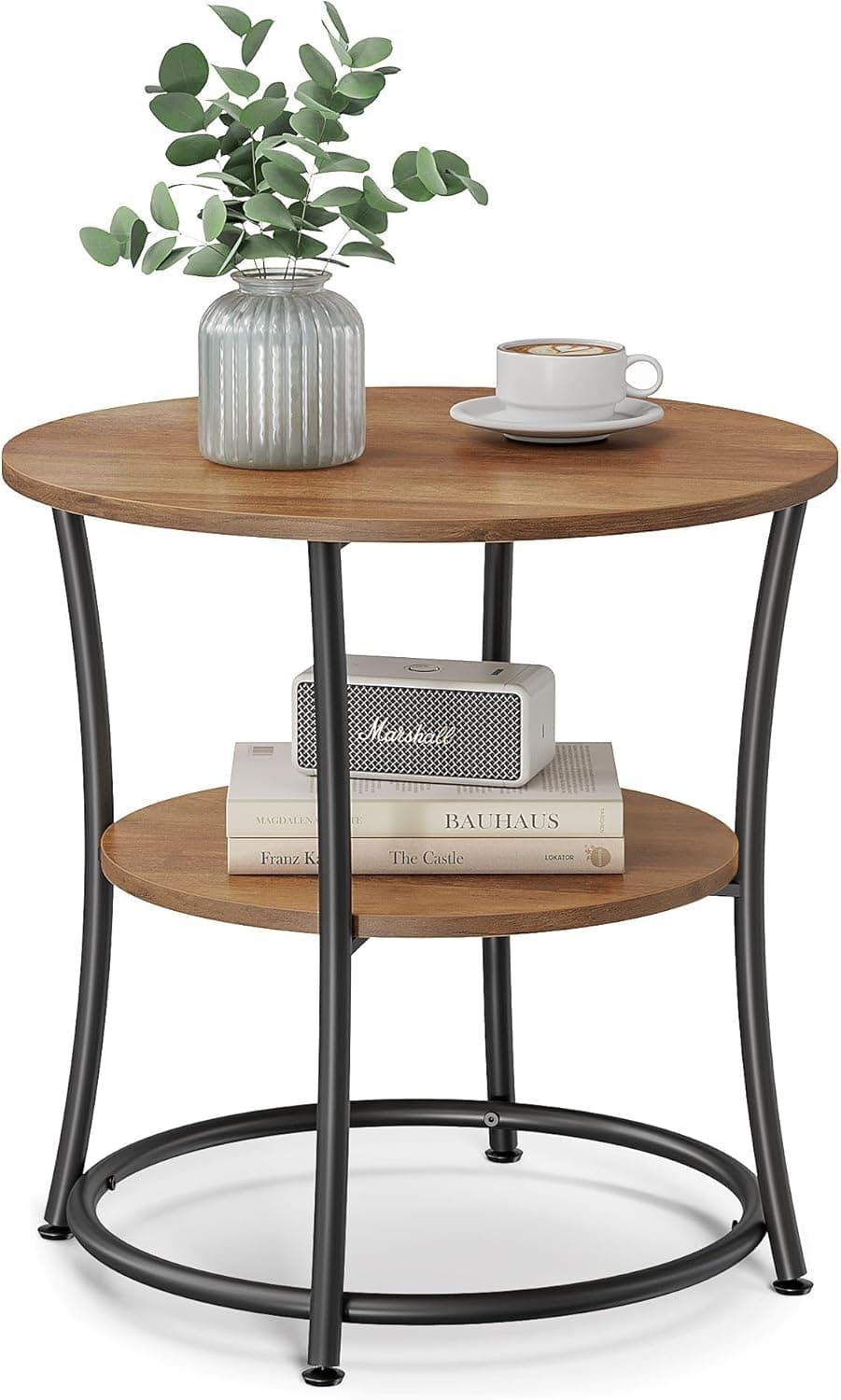 Amazon : VASAGLE 21.7-Inch Round Side Table, 2-Tier End Table $44.99 (Reg $49) + Free shipping. #ad