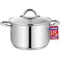Amazon : Bakken Swiss 5 Quart Stainless Steel Stockpot with Glass Lid $20 (Reg $38) + Free prime shipping. #ad