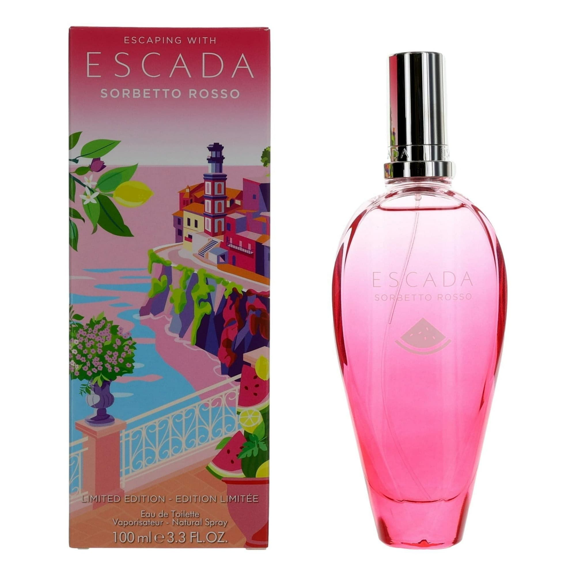 Walmart #ad : Escada Sorbetto Rosso by Escada, 3.3oz EDT Spray women Limited Edition For $32.66 (Reg $38.69)