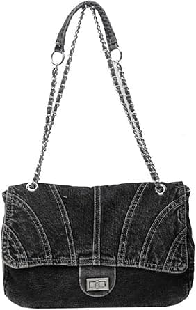 Amazon : Denim Purse for Women Trendy Jean Purses $9.99 (Reg $19) + Free prime shipping. #ad