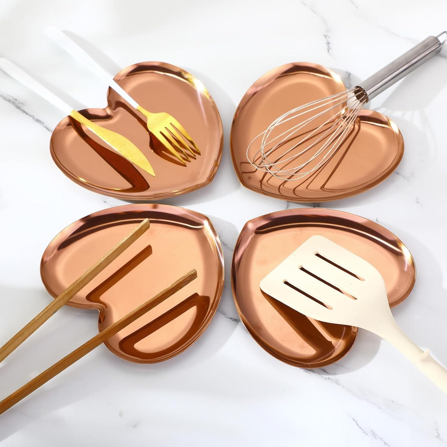 Amazon : Vesici 4 Pcs Large Stainless Steel Spoon Rest $9.49 (Reg $17) + Free prime shipping. #ad