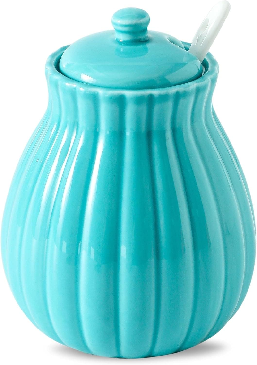 Amazon : Sugar Bowl with Lid and Spoon, Ceramic Sugar Container for Coffee Bar $6.99 (Reg $10) . #ad