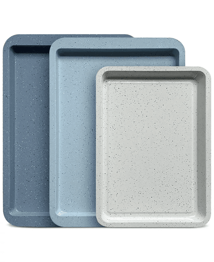 Macys #Ad:Art & Cook 3-Piece Ceramic Nonstick Cookie Sheet Set $14.93 (was $47) + store pickup.