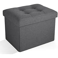 Amazon :Foldable Storage Ottoman Foot Rest Stool (Various) $12.49 (Reg $25) + Free prime shipping. #ad