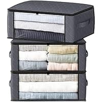 Amazon :3-Pack HomeHacks Foldable Clothes Storage Bags $9.98 (Reg $16) + Free prime shipping. #ad