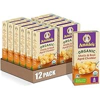 Amazon : 12-Pack 6 oz Shells Real Aged Cheddar Organic Mac & Cheese Dinner $12.10 (Reg $17) + Free prime shipping. #ad