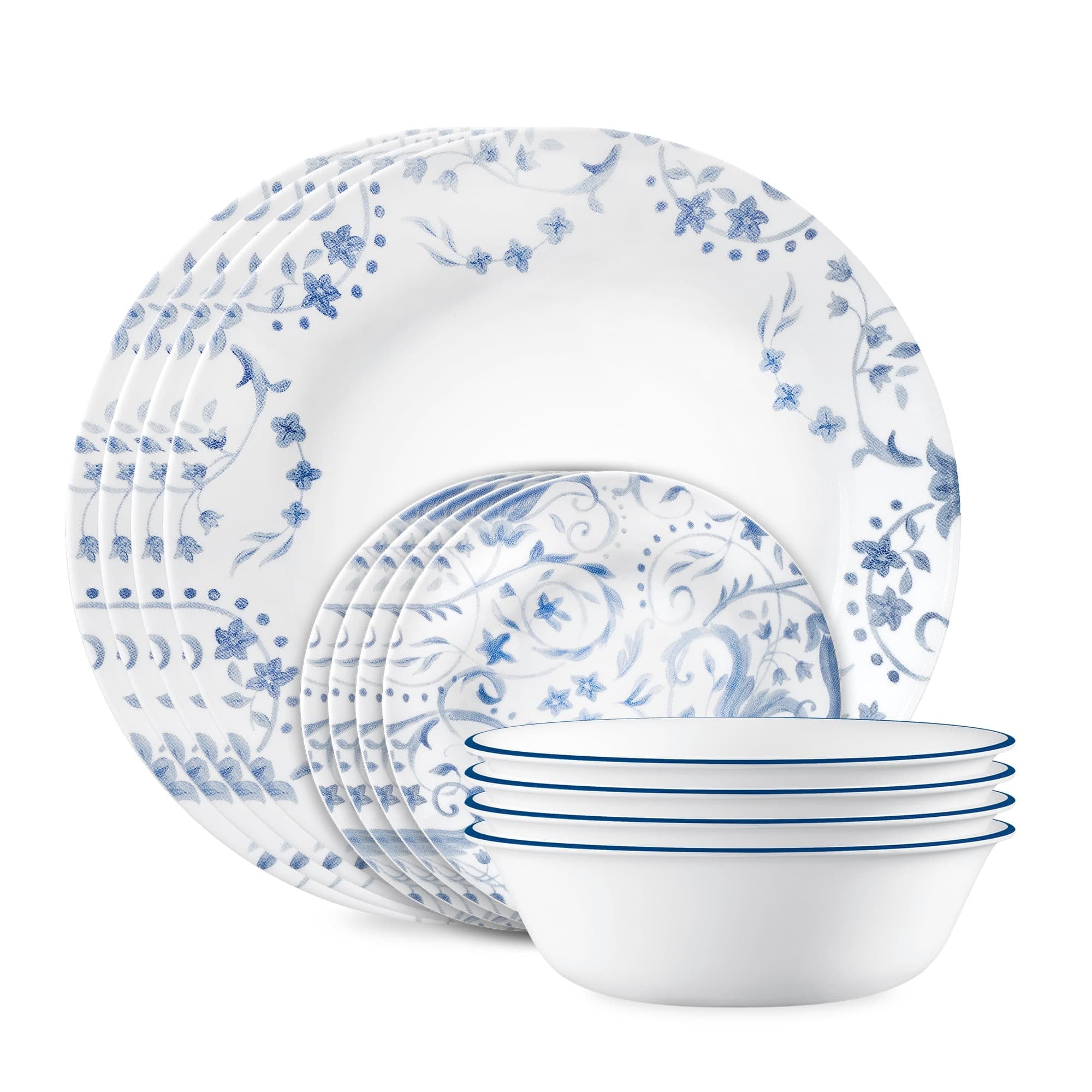 Walmart #ad : Corelle Darlington 12-Piece Glass Dinnerware Set (Service for 4) For $39.98