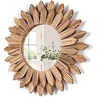 Amazon :12″ Rustic Two Layer Wood Boho Stylish Wall Mirror $1.19 (Reg $24) + Free prime shipping. #ad