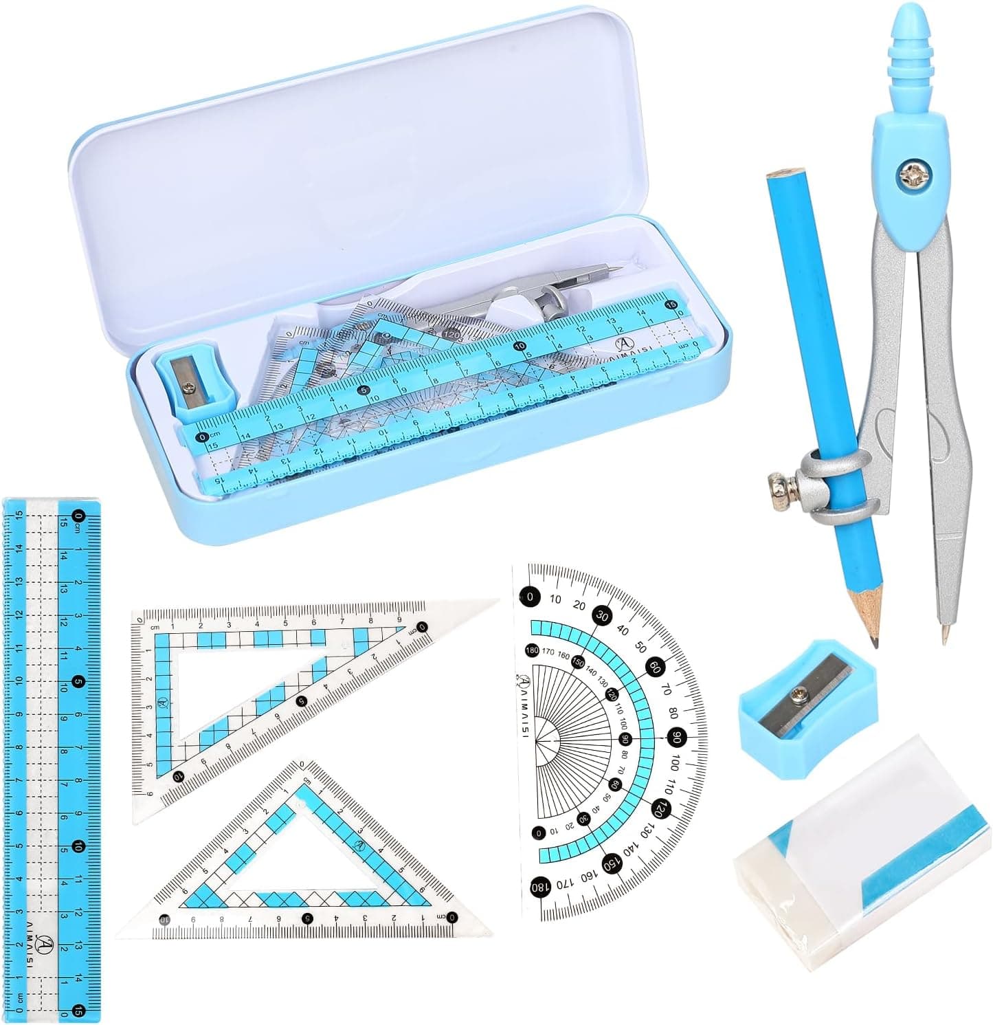 Amazon : Compass Geometry Tool Geometry Set $5.99 + Free prime shipping. #ad