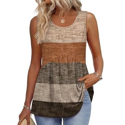 Amazon : Zeagoo Womens Summer Tank Tops $7 (Reg $13) + Free prime shipping. #ad