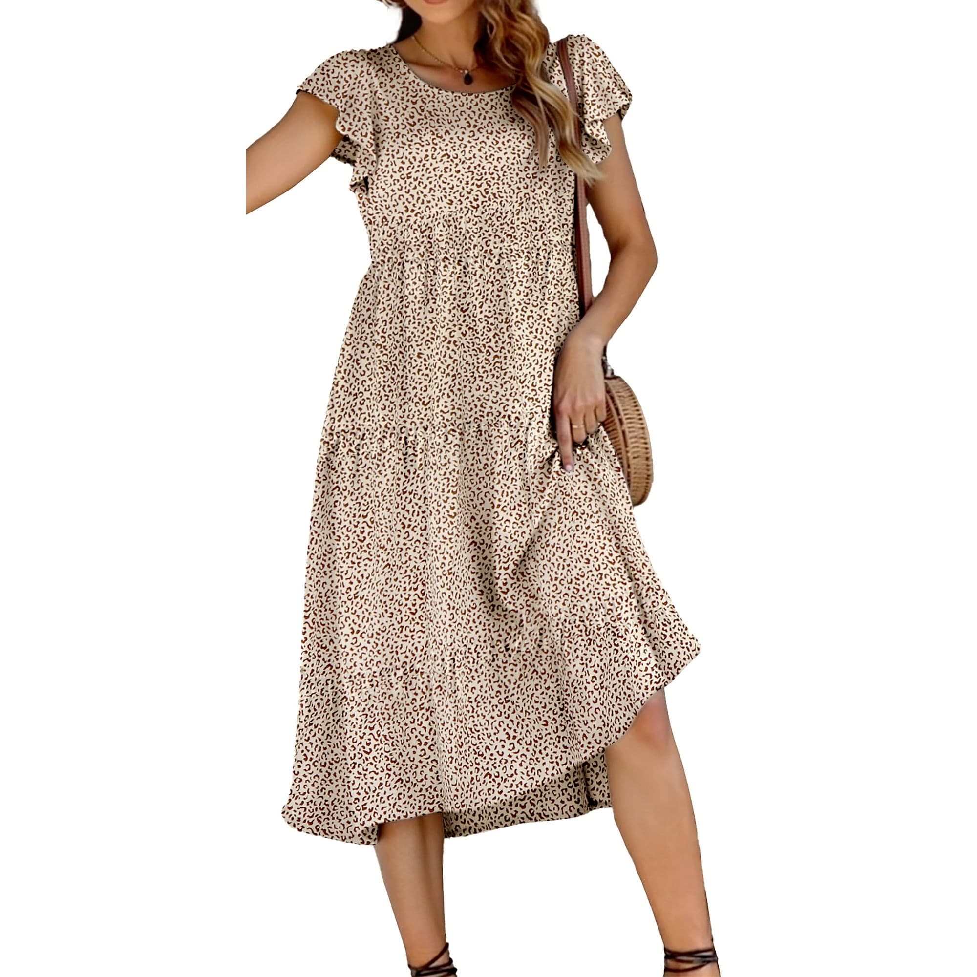 Walmart #ad : Fantaslook Dresses for Women Summer Casual Boho Dress For $18.99 (Reg $36.88)