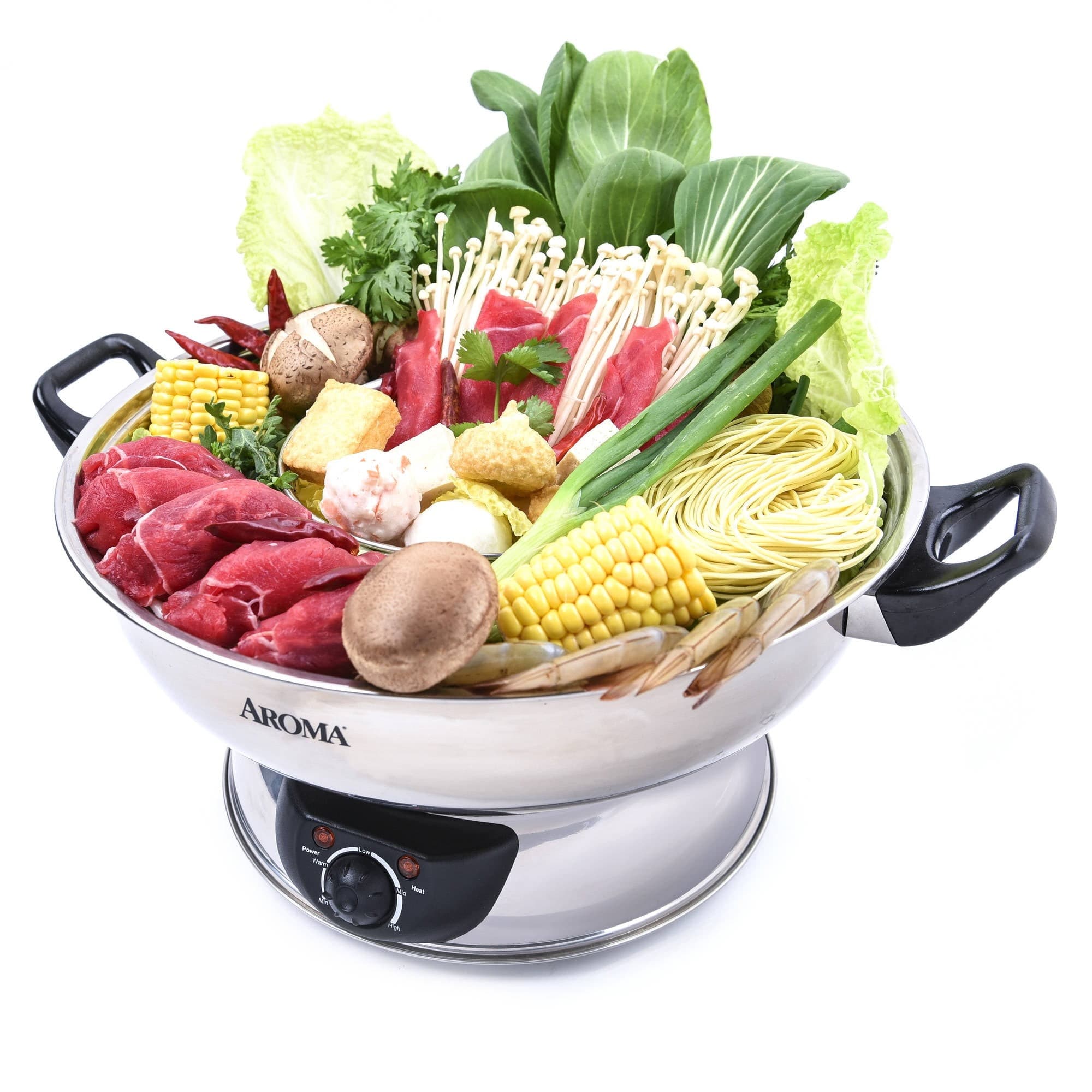 Walmart #ad :Aroma® 5Qt. Electric Shabu Shabu Hot Pot, Stainless Steel For $59.99