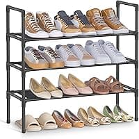 Amazon :SONGMICS 3-Tier Shoe Rack for 12-Pairs for $8.97 (Reg $10) + Free prime shipping. #ad