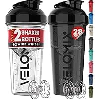 Amazon : 2-Pack Velomix 28oz Protein Shaker Bottles for $9.98 (Reg $15) + Free prime shipping. #ad