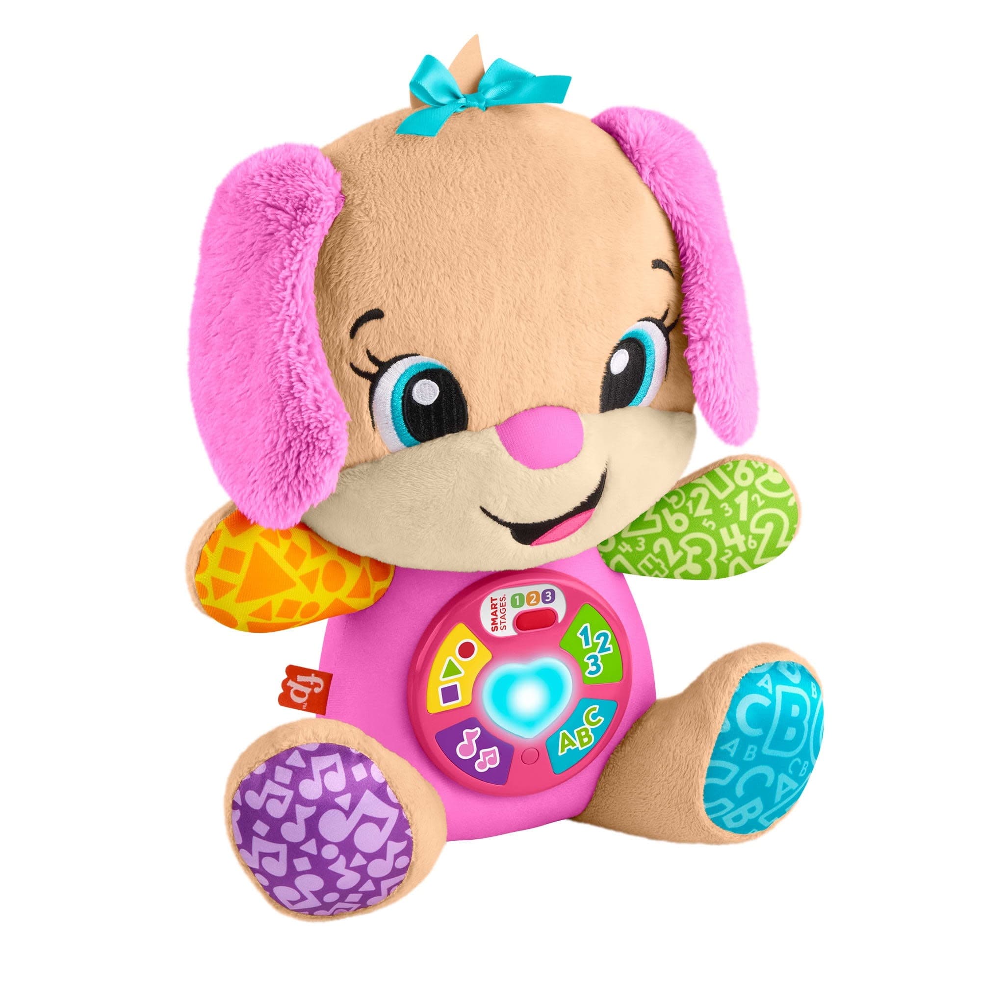 Walmart #ad :Fisher-Price Laugh & Learn Smart Stages Sis Pink Plush Musical Learning Toy For $12.79 (Reg $19.43)