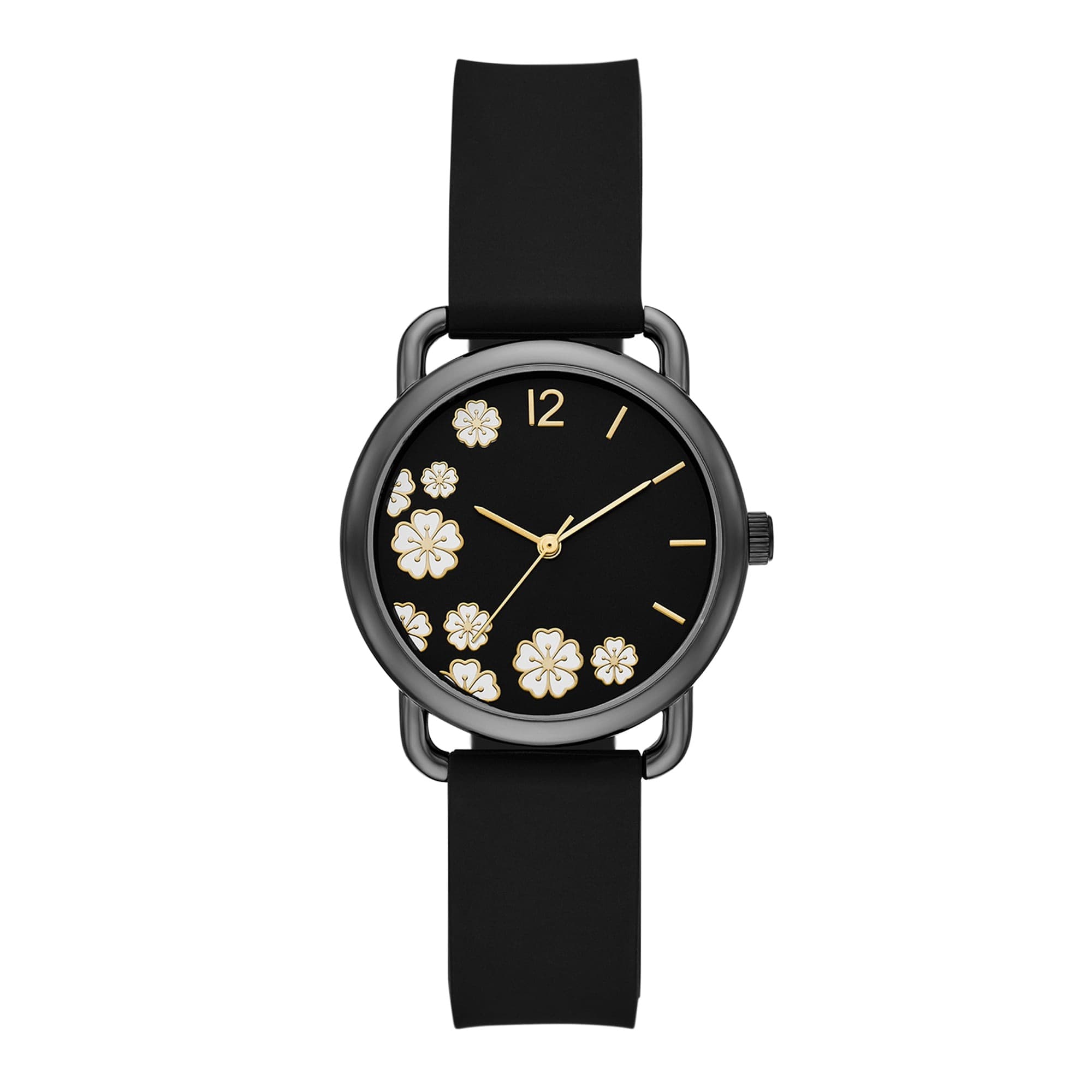 Walmart #ad :Time and Tru Women’s Watch, Gunmetal Round Case, Black Sunray Dial For $6 (Reg $11.98)