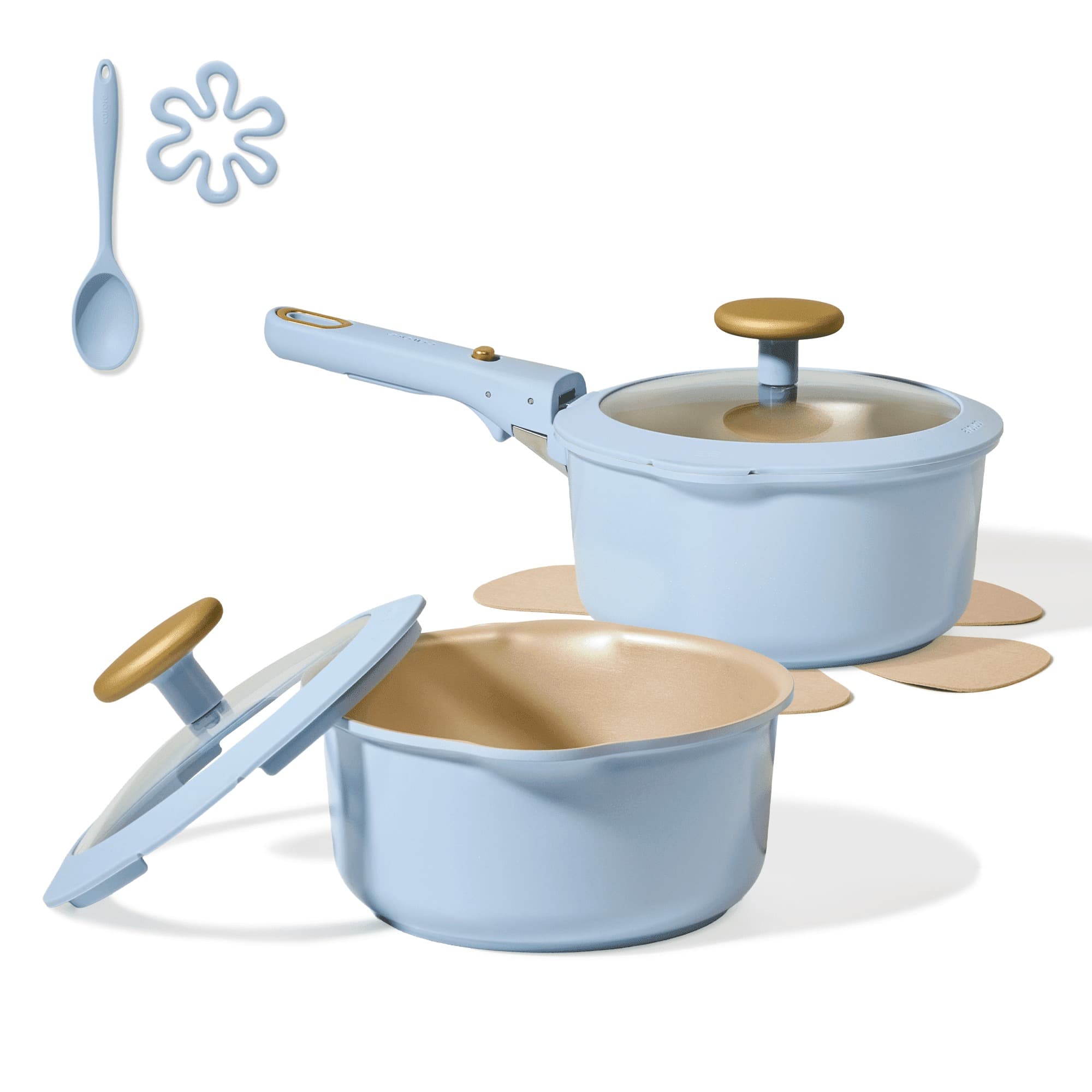 Walmart #ad :Carote 8 Pcs Nonstick Pots Set w/Lids & Detachable Handle For $29.99 (Reg $54.99)
