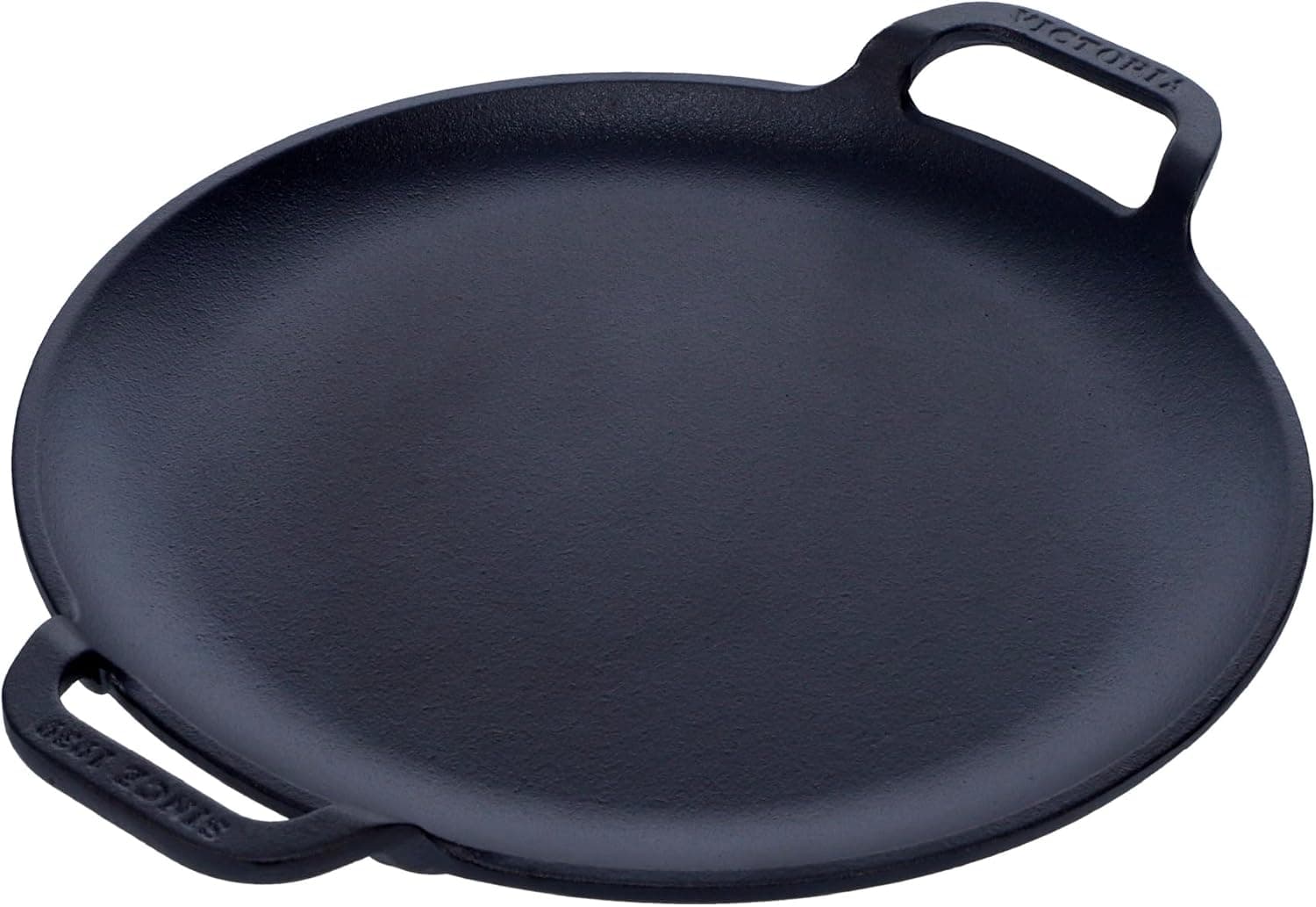Amazon : Victoria 10-Inch Cast Iron Comal Pizza Pan with 2 Side Handles $18.99 (Reg $25) + Free prime shipping. #ad