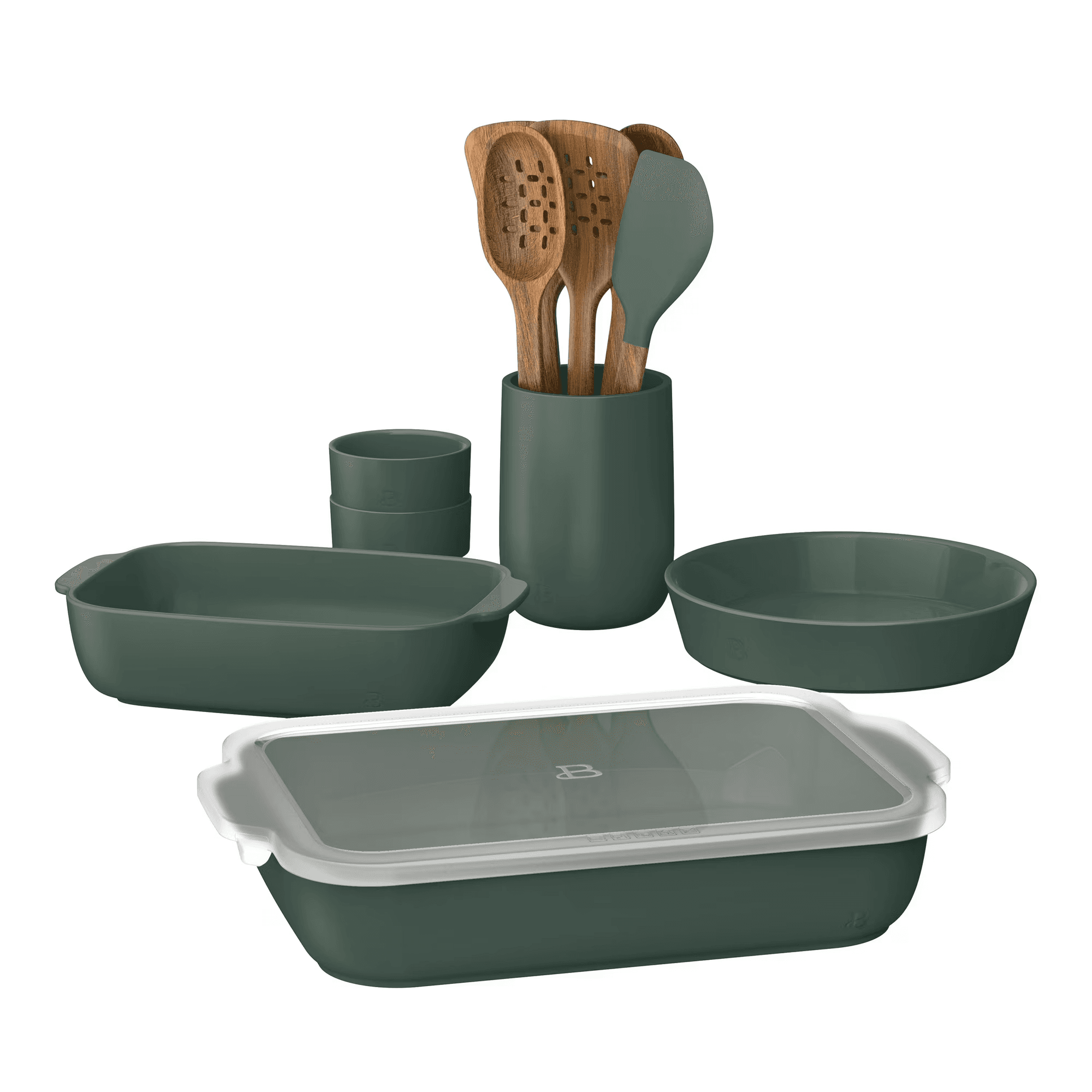 Walmart #ad:Beautiful 12-Piece Stoneware Bakeware & Kitchen Tools Set $46.97 (was $99.82) + free shipping.