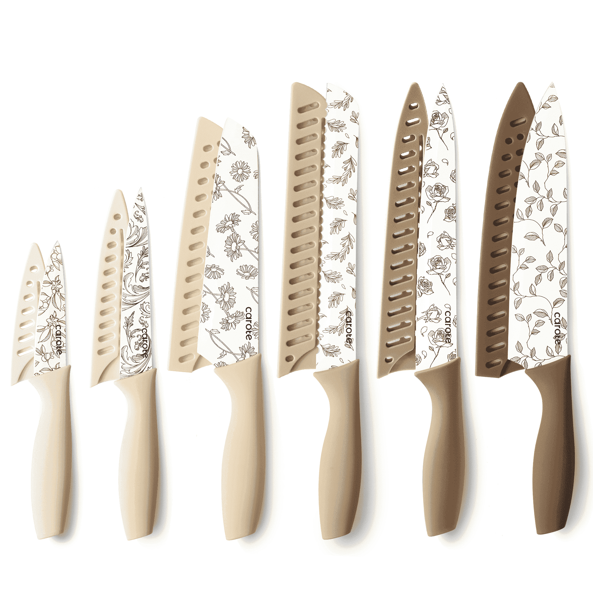 Walmart #ad:Carote 12Pcs Knife Set with Blade Guards $12.99 (was $35.96) + store pickup.