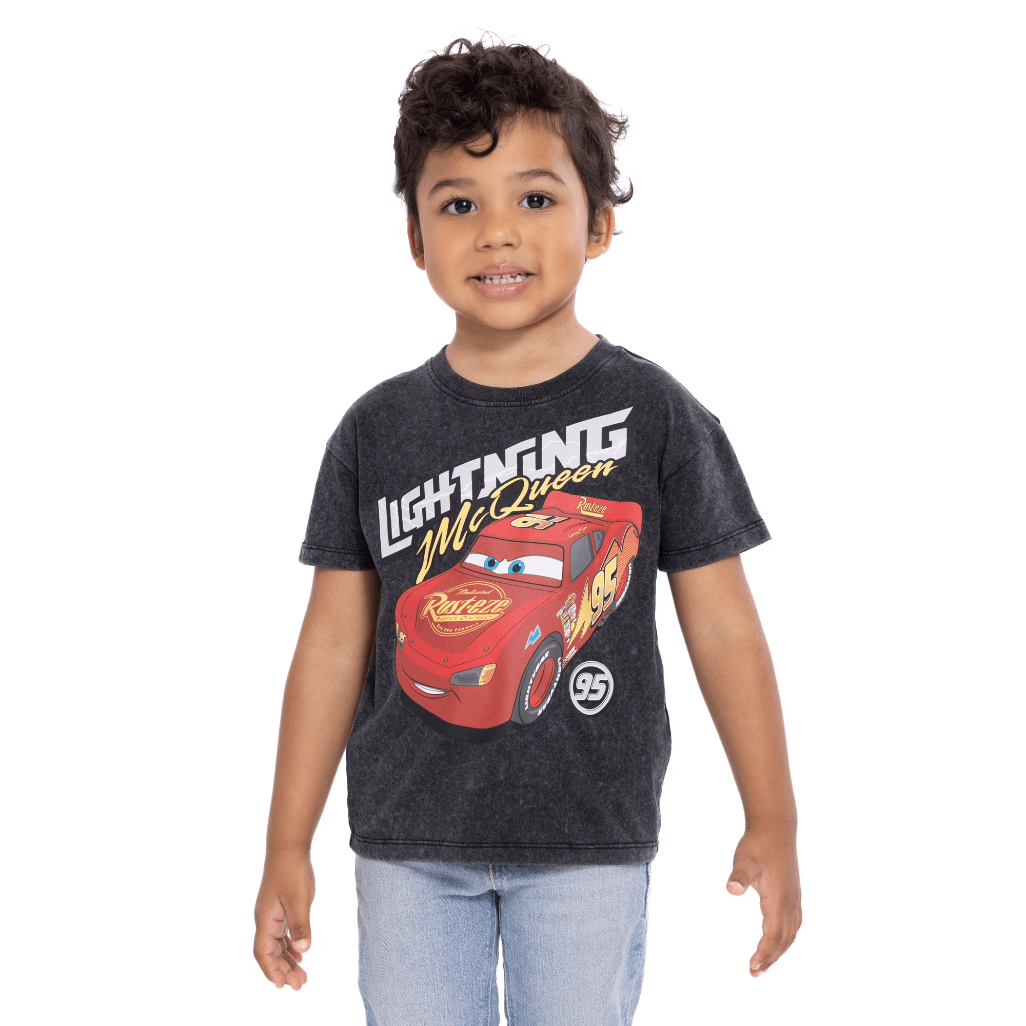 Walmart #ad:Disney Pixar Cars Toddler Short Sleeve Crewneck Tee $2 (was $5.98) + store pickup.