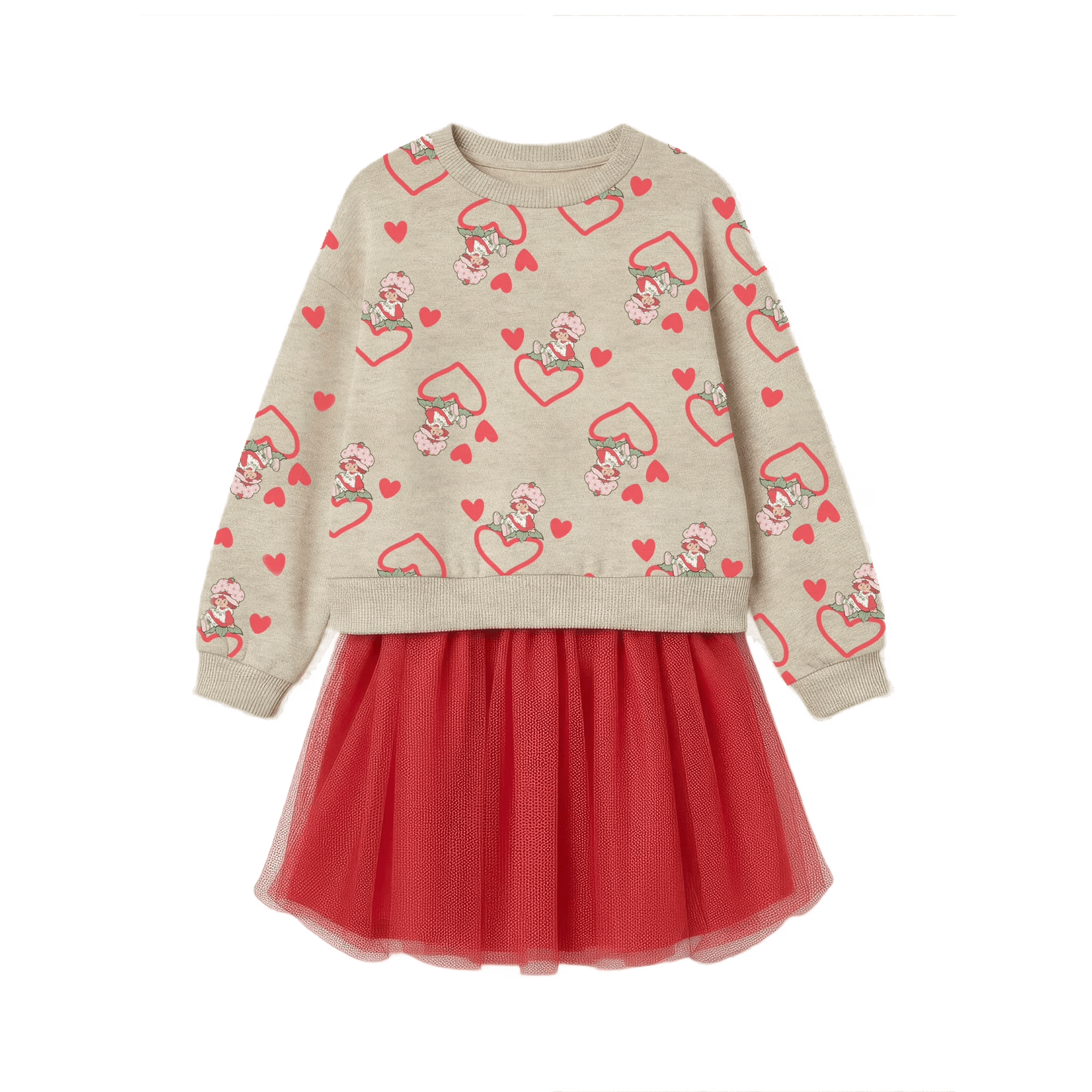 Walmart #ad:Strawberry Shortcake Girls Sweatshirt Tutu Dress $10 (was $15.98) + store pickup.