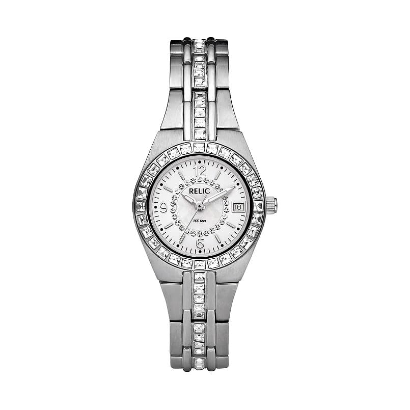 Kohls #ad : Relic by Fossil Women’s Crystal Watch for $53 (Reg $100) + $10 Kohl’s Cash + Free Shipping.