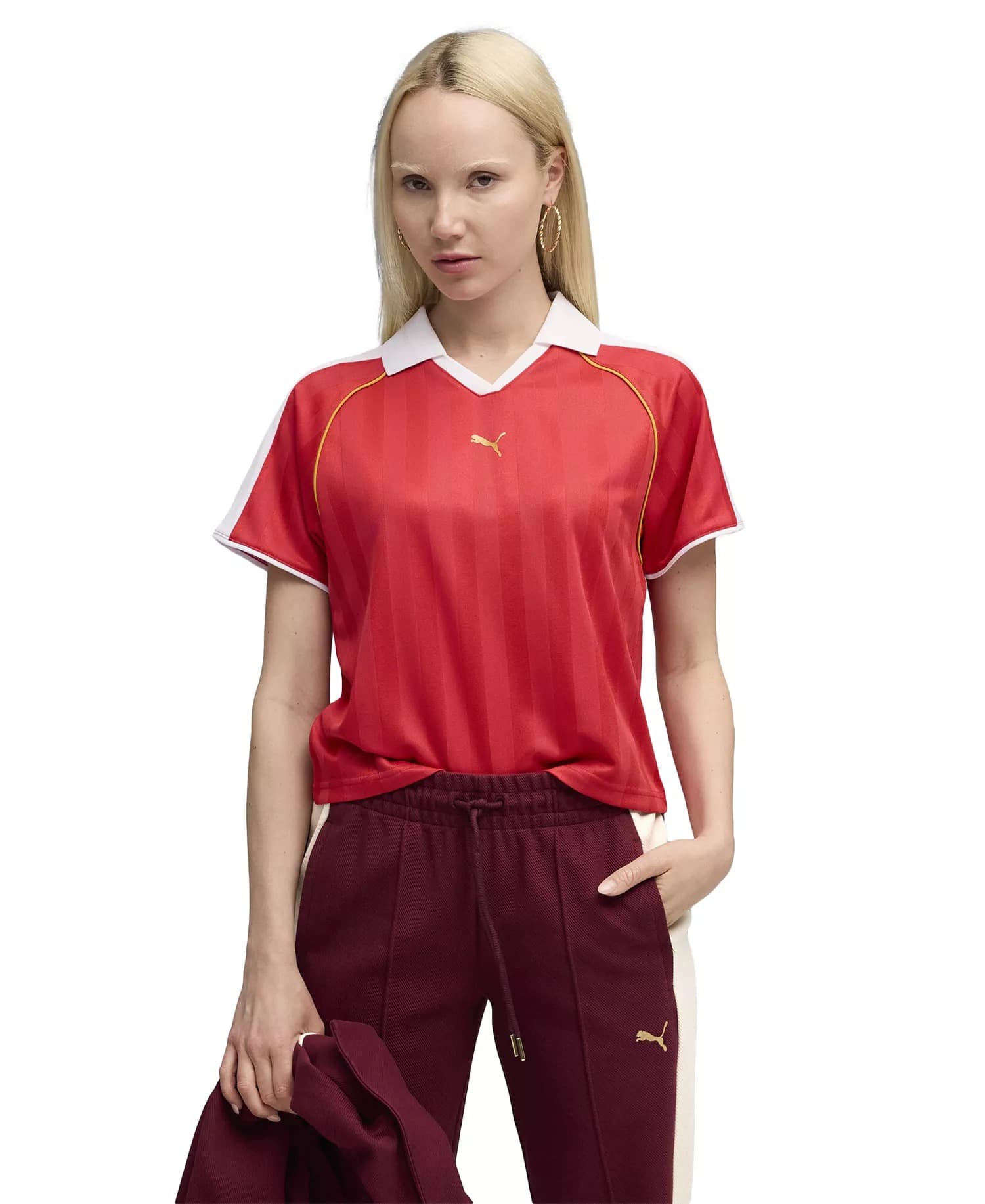Macys #ad : Puma Women’s T7 Relaxed Football Jersey for $15.93 (reg $40) + Free pickup.